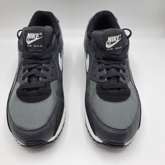 Nike Air Max 90 CN8490-002 Mens Sneakers Size 12 Black & Gray Like New - Picture 8 of 16